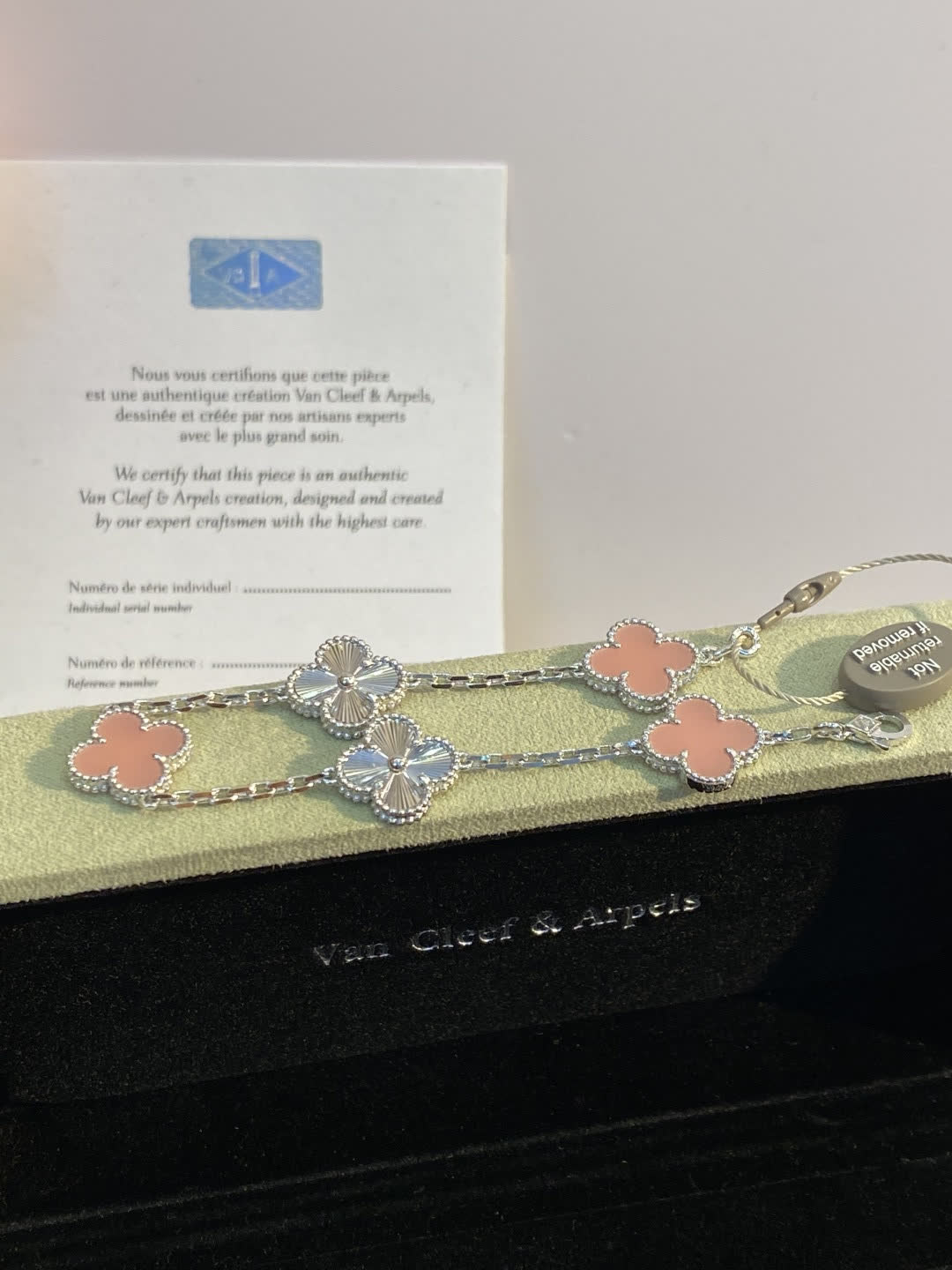 Van Cleef & Arpels Vintage Alhambra Pink Gold Bracelet